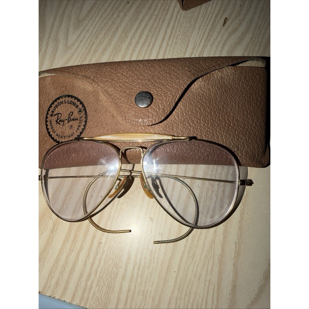B&L‎ Ray Ban Sunglasses 1/30 10K Go Vintage with Case